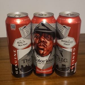 Budweiser Limited-Edition NOTORIOUS B.I.G can
